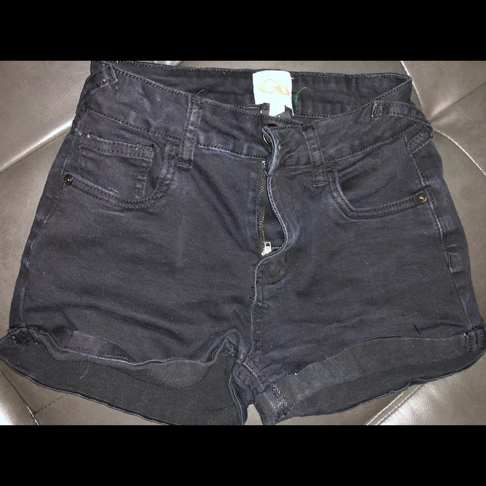 Gianni Bini Black Denim Shorts